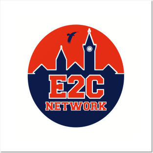 E2C Network Logo Posters and Art